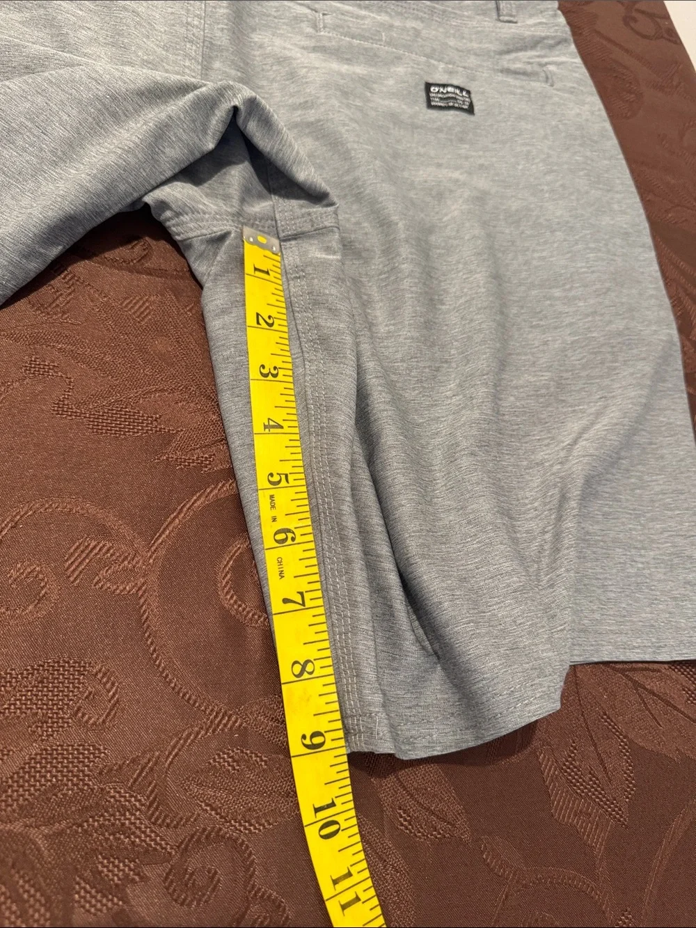 🌟3/$15🌟 O'Neill Heather Gray Mens Hybrid Shorts. Size 34